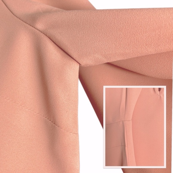 NINE WEST Women's Pullover Jewel Neck Crepe Blouse with 3/4 Bow Sleeve Detail - Picture 6 of 9